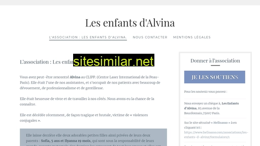 lesenfantsdalvina.fr alternative sites