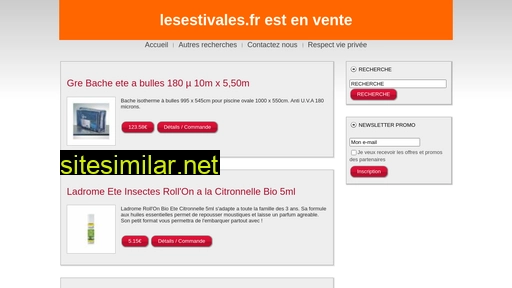 lesestivales.fr alternative sites