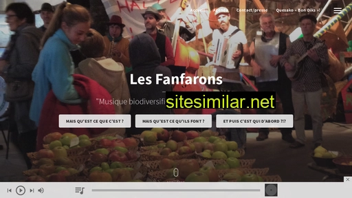 lesfanfarons.fr alternative sites