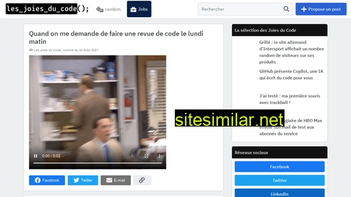 lesjoiesducode.fr alternative sites