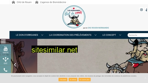 lesnormandsontducoeur.fr alternative sites