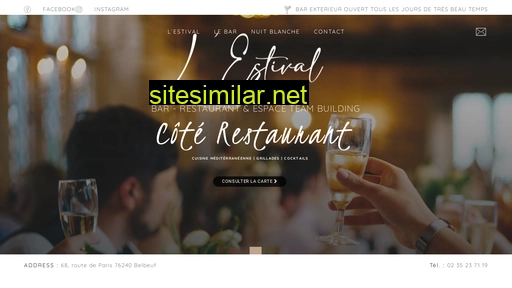 lestival-restaurant.fr alternative sites