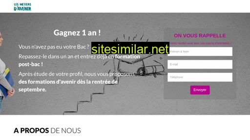 lesmetiersdavenir.fr alternative sites