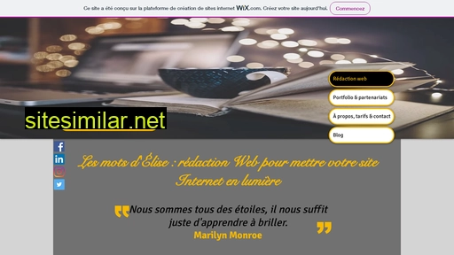 lesmotsdelise.fr alternative sites