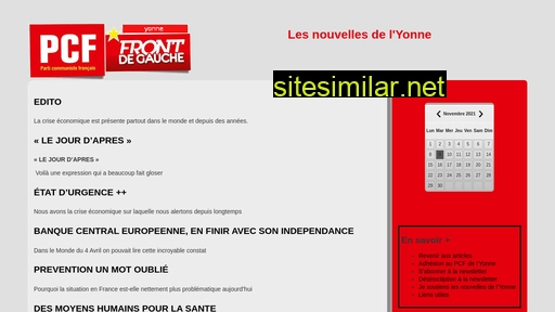 lesnouvellesdelyonne.fr alternative sites