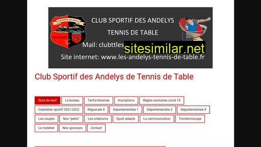 les-andelys-tennis-de-table.fr alternative sites