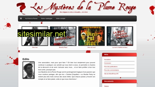 les-mysteres-de-la-plume-rouge.fr alternative sites