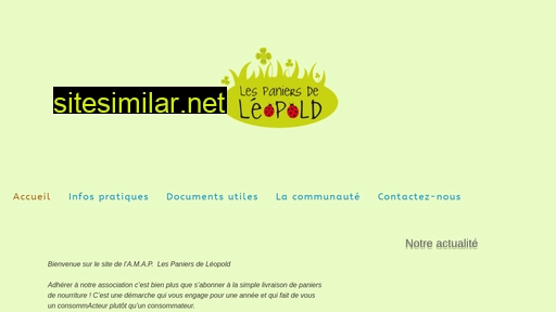 lespaniersdeleopold.fr alternative sites