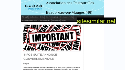 lespastourellesbeaupreau.fr alternative sites