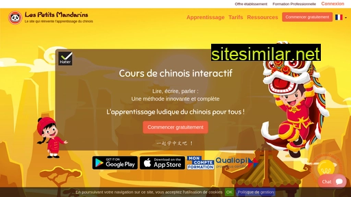 lespetitsmandarins.fr alternative sites