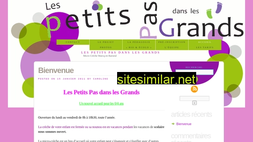 lespetitspasdanslesgrands.fr alternative sites