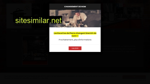 lesrecettesdepierre.fr alternative sites