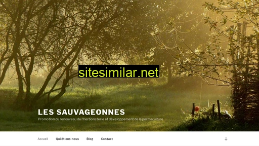 lessauvageonnes.fr alternative sites