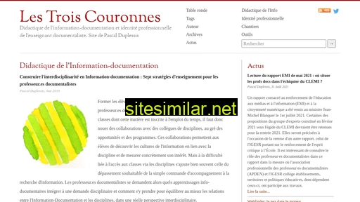 lestroiscouronnes.esmeree.fr alternative sites