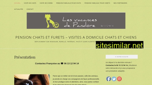lesvacancesdepandore.fr alternative sites