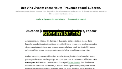 lesvigneslibres.fr alternative sites