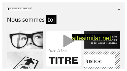 letrucenplumes.fr alternative sites