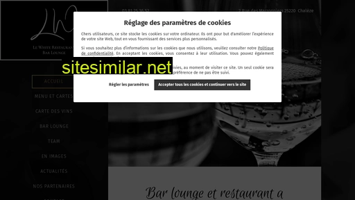 lewhiterestaurant.fr alternative sites