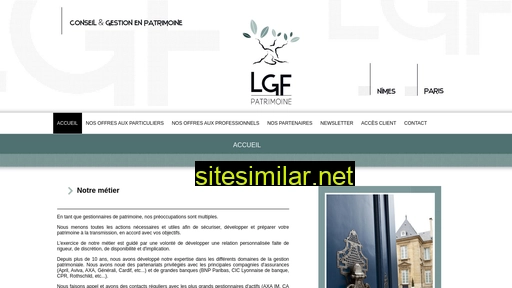 lgfpatrimoine.fr alternative sites