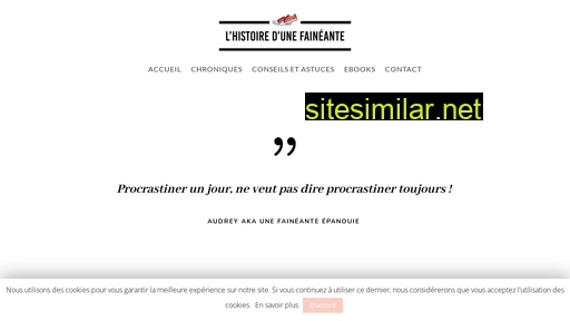 lhistoiredunefaineante.fr alternative sites