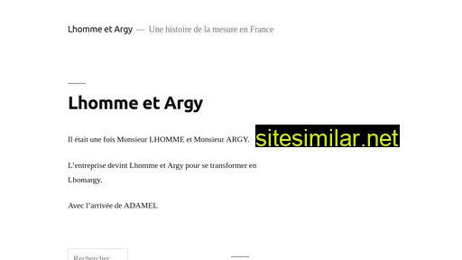 lhomme-argy.fr alternative sites