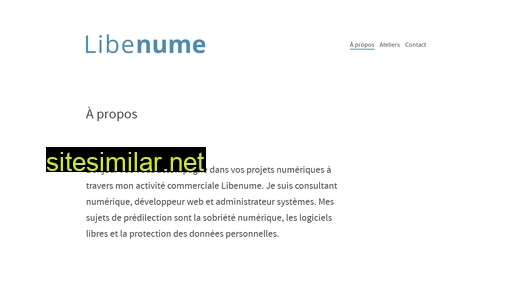 libenume.fr alternative sites