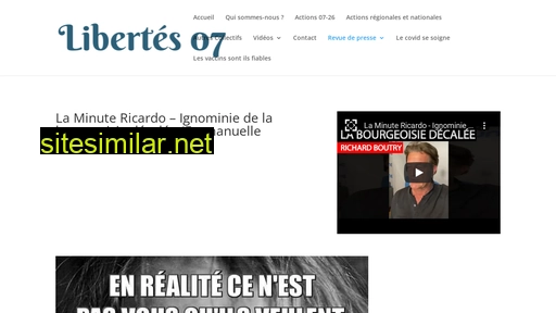 libertes07.fr alternative sites