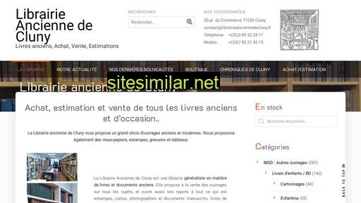 librairieanciennedecluny.fr alternative sites