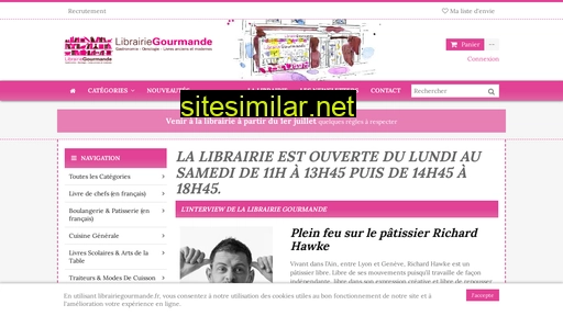 librairiegourmande.fr alternative sites