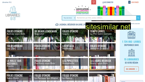 librairies93.fr alternative sites