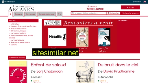 librairie-arcanes.fr alternative sites