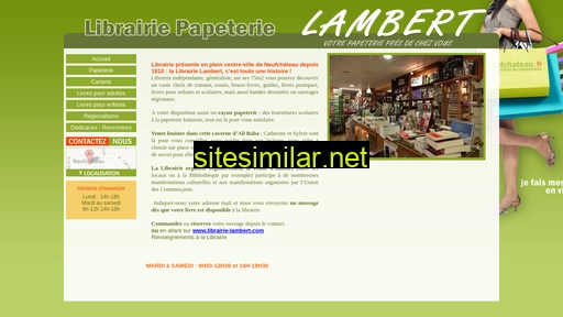 librairie-lambert.fr alternative sites