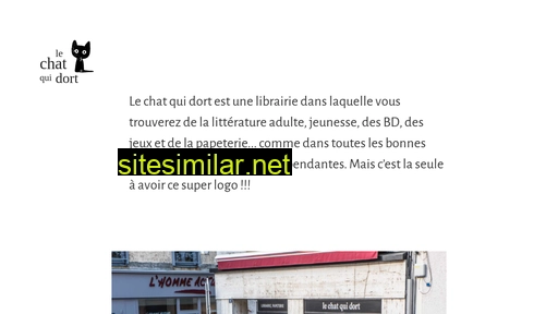 librairie-lechatquidort.fr alternative sites