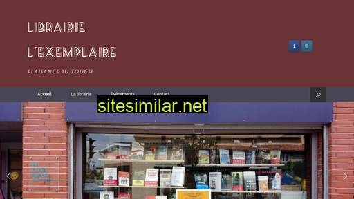 librairie-lexemplaire.fr alternative sites