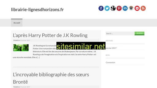 librairie-lignesdhorizons.fr alternative sites