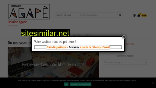 librairieagape.fr alternative sites