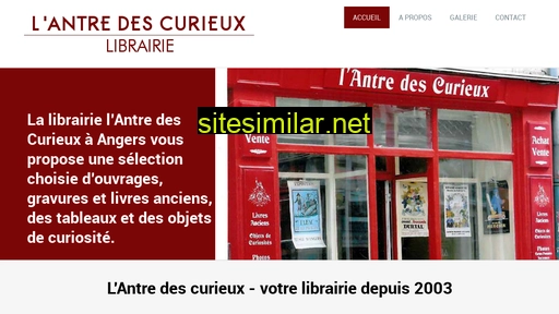 Librairieantredescurieux similar sites