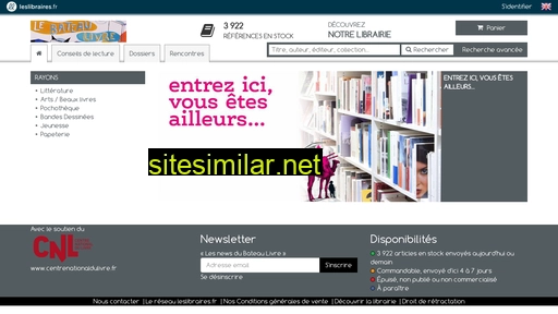 librairielebateaulivre.fr alternative sites