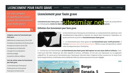 licenciementpourfautegrave.fr alternative sites