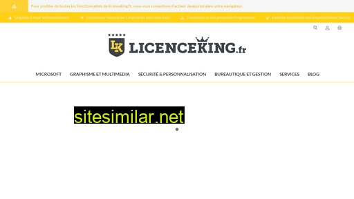 licenceking.fr alternative sites