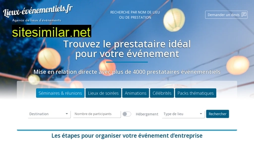 lieux-evenementiels.fr alternative sites
