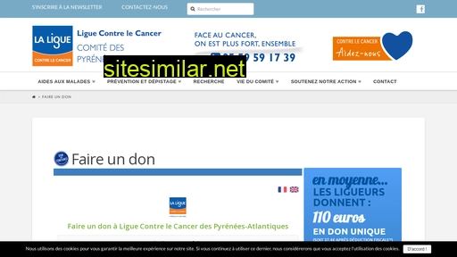 ligue-cancer64.fr alternative sites