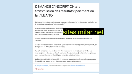 lilano.asso.fr alternative sites