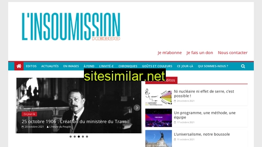 linsoumissionhebdo.fr alternative sites