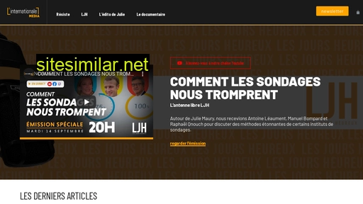 linternationale.fr alternative sites