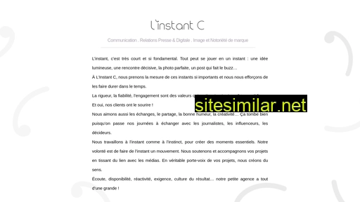 linstantc.fr alternative sites