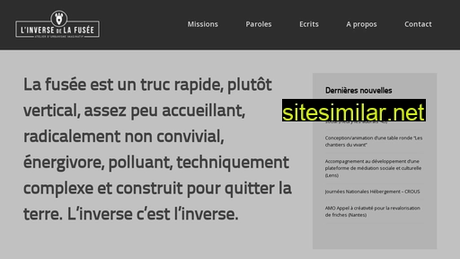 linversedelafusee.fr alternative sites