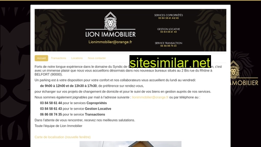 lion-immobilier.fr alternative sites