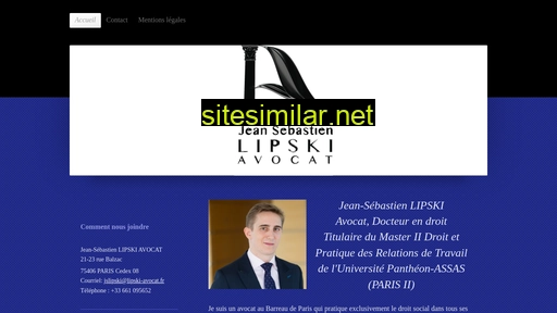 lipski-avocat.fr alternative sites