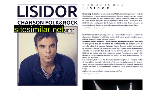 lisidor.fr alternative sites